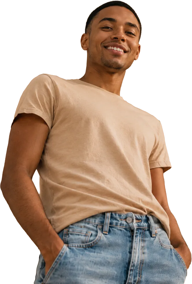 A Vyta.co primary care member, relaxed and at ease, surrounded by what his $49/month membership covers.